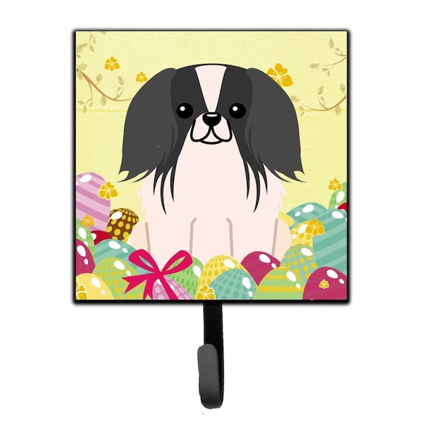 Carolines Treasures Easter Eggs Pekingnese Black & White Leash or Key Holder - BB6105SH4