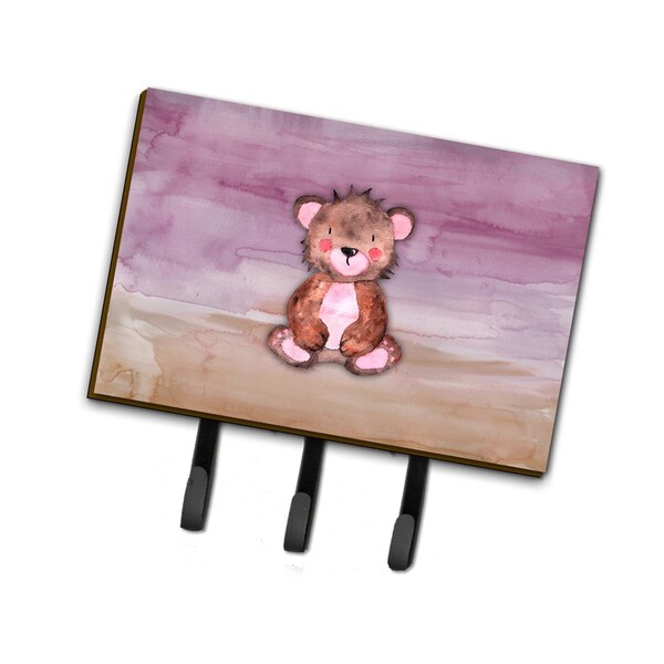 Carolines Treasures Bear Cub Watercolor Leash or Key Holder - BB7441TH68