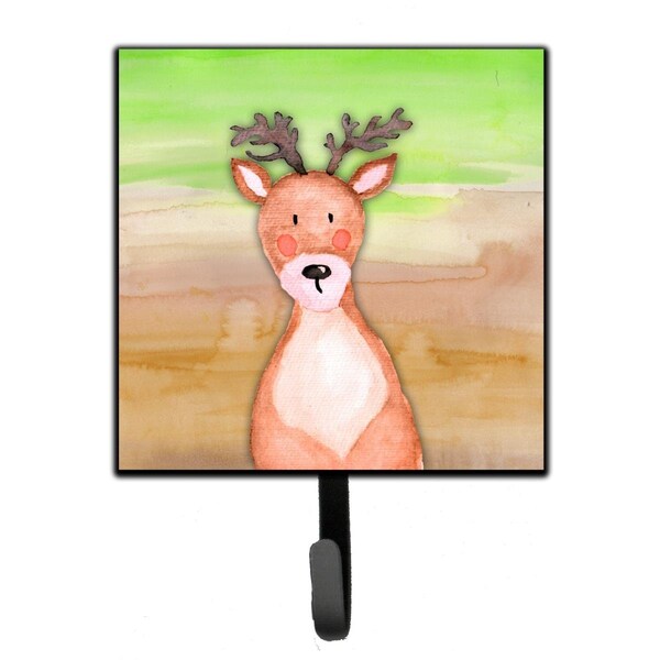 Carolines Treasures Deer Watercolor Leash or Key Holder - BB7435SH4