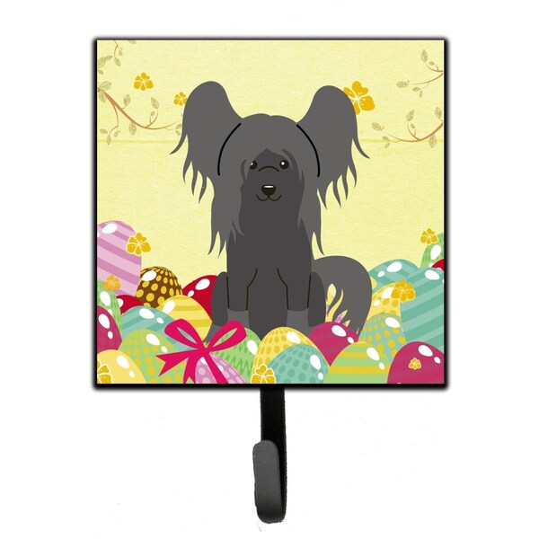 Carolines Treasures Easter Eggs Chinese Crested Black Leash or Key Holder - BB6112SH4
