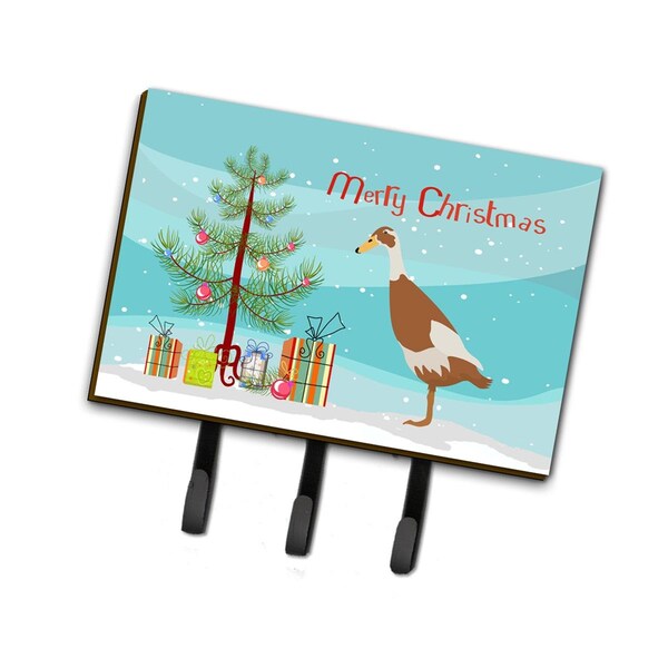 Carolines Treasures Indian Runner Duck Christmas Leash or Key Holder - BB9232TH68