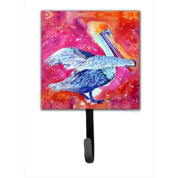 Carolines Treasures 4.25 W x 7 H in. Bird - Pelican Leash Holder Or Key Hook - 8360SH4