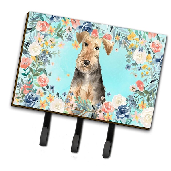 Carolines Treasures Airedale Terrier Leash or Key Holder - CK3405TH68