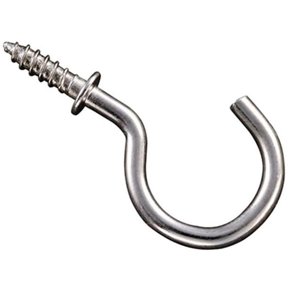 Eat-In N119-730 1 in. Satin Nickel Cup Hook - 30 Pack - EA135987