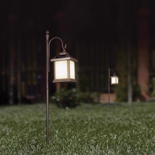 Feit Electric Feit SOLAR FIXTURES Bronze Metal 48 in. H Shepherd's Hook 1 pk - SYNC/HOOK48
