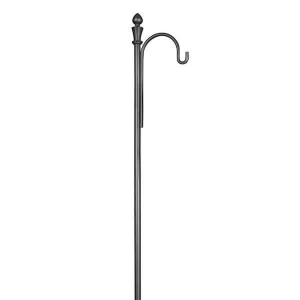 Feit Electric Feit SOLAR FIXTURES Black Metal 48 in. H Shepherd's Hook 1 pk - HOOK/48/1/BLK