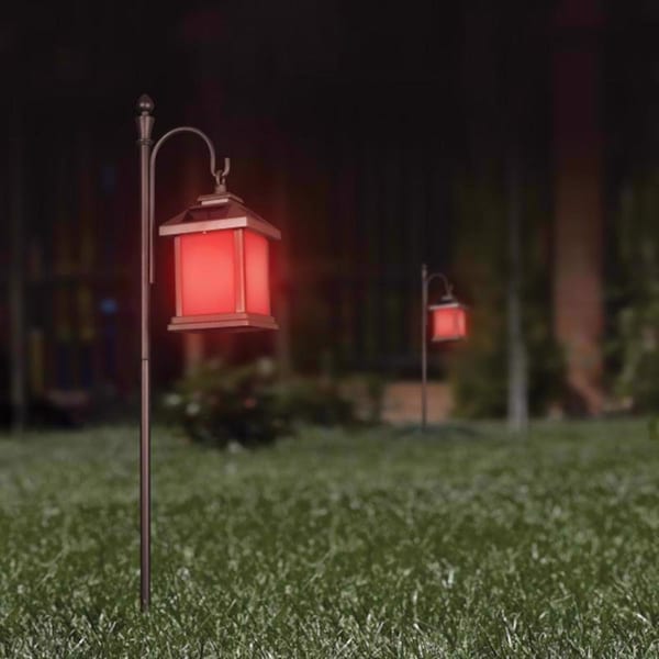 Feit Electric Feit SOLAR FIXTURES Black Metal 48 in. H Shepherd's Hook 1 pk - HOOK/48/1/BLK