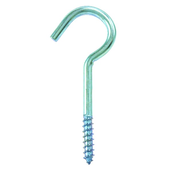 Hampton Hampton Small Zinc-Plated Silver Steel 3.88 in. L Ceiling Hook 80 lb 1 pk - 02-3480-144