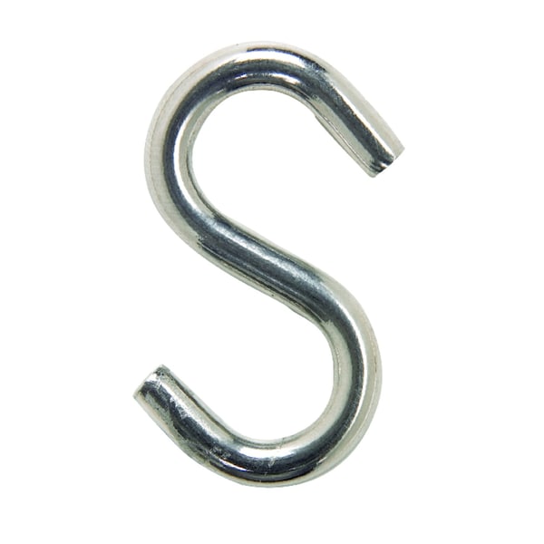 Hampton Hampton Medium Silver Stainless Steel 1.43 in. L S-Hook 40 lb 1 pk - 02-3483-351