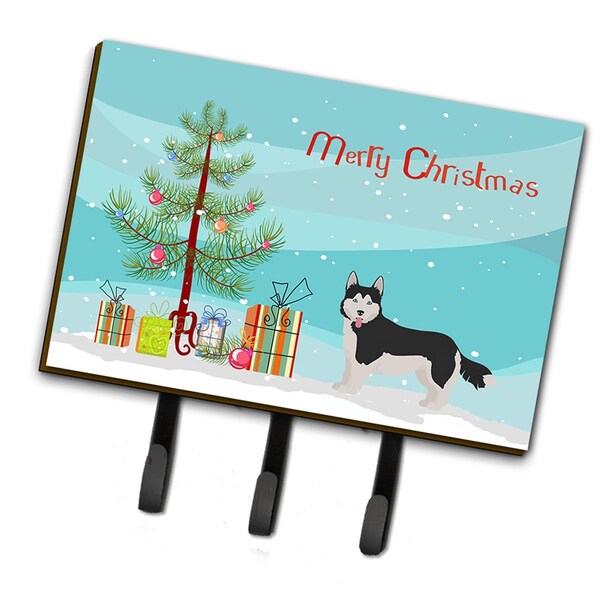 Carolines Treasures Corgi Husky Mix No.2 Christmas Tree Leash or Key Holder - CK3825TH68