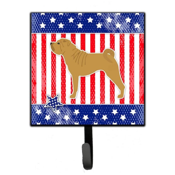 Carolines Treasures USA Patriotic Shar Pei Leash or Key Holder - BB3352SH4