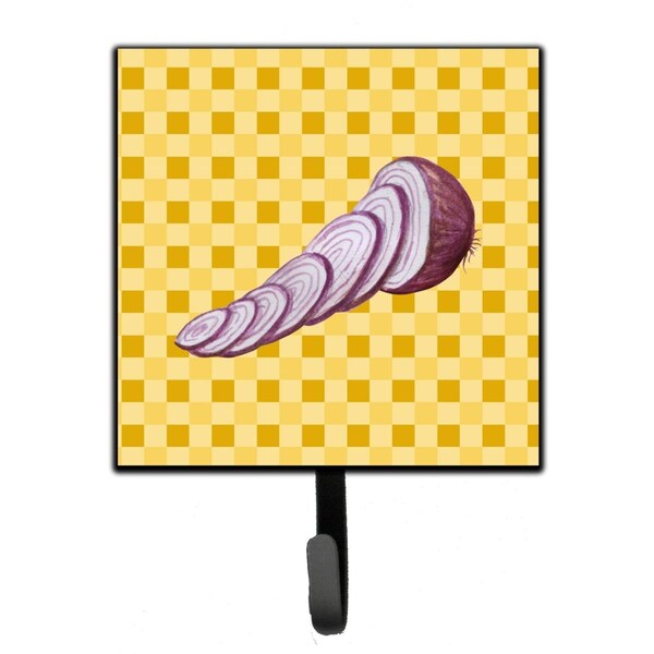 Carolines Treasures Red Onion on Basketweave Leash or Key Holder - BB7211SH4