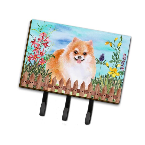Micasa Pomeranian No.2 Spring Leash or Key Holder - MI728907