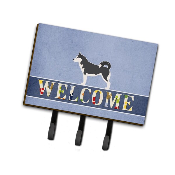 Carolines Treasures Siberian Husky Welcome Leash or Key Holder - BB5584TH68
