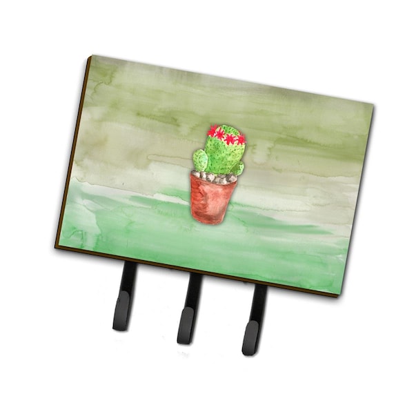 Jensendistributionservices Cactus Green Watercolor Leash or Key Holder - MI1712563
