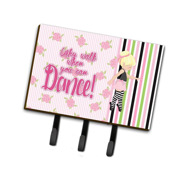 Carolines Treasures Ballet Dance Stripes Blonde Leash or Key Holder - BB5400TH68