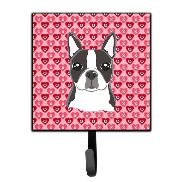Carolines Treasures Boston Terrier Hearts Leash or Key Holder - BB5273SH4