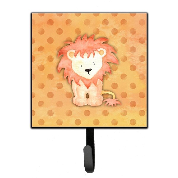 Carolines Treasures Polkadot Lion Watercolor Leash or Key Holder - BB7374SH4