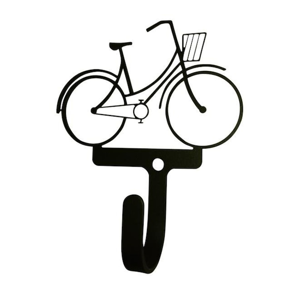 Village Wrought Iron Village Wrought Iron WH-301-S Bicycle Womans & Girls Wall Hook; Small - WH-301-S