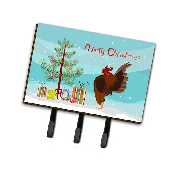 Jensendistributionservices Malaysian Serama Chicken Christmas Leash or Key Holder - MI2087332