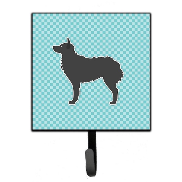 Carolines Treasures Croatian Sheepdog Checkerboard Blue Leash or Key Holder - BB3721SH4