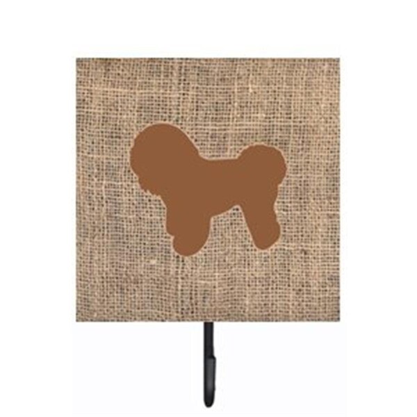 Carolines Treasures Bichon Frise Burlap and Brown Leash Or Key Holder - BB1107-BL-BN-SH4