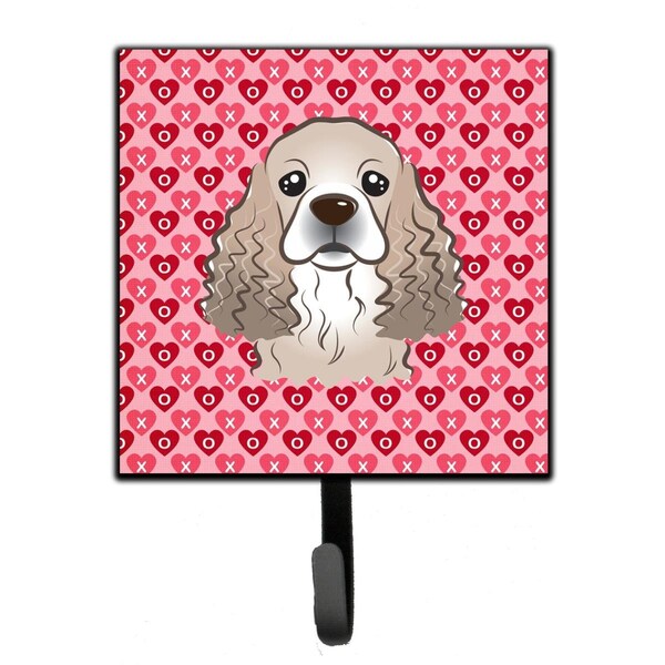 Carolines Treasures Cocker Spaniel Hearts Leash or Key Holder - BB5286SH4