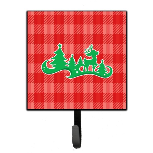 Carolines Treasures Christmas Tree Reindeer Red Leash or Key Holder - BB6972SH4