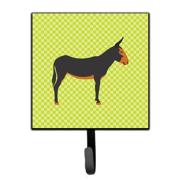Carolines Treasures Catalan Donkey Green Leash or Key Holder - BB7681SH4