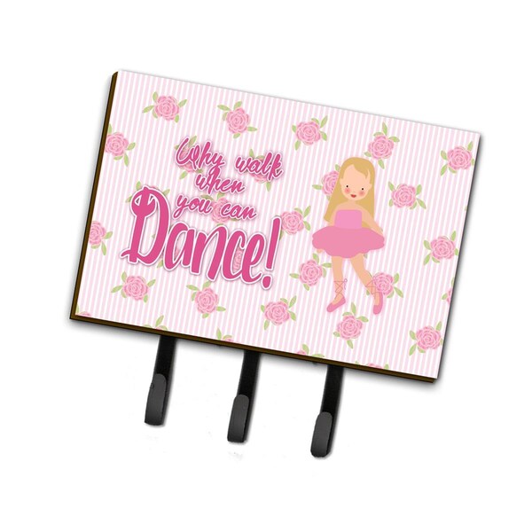 Carolines Treasures Ballet Long Blonde Hair Leash or Key Holder - BB5387TH68