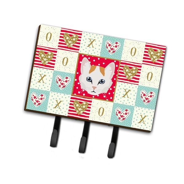 Carolines Treasures 6 x 2 x 9 in. Turkish Van Cat Love Leash or Key Holder - CK5176TH68