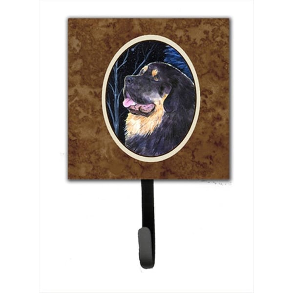 Jensendistributionservices 4.25 x 6 in. Starry Night Tibetan Mastiff Leash Or Key Hook - MI1657557