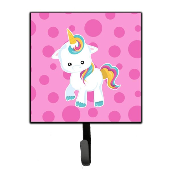 Jensendistributionservices Pink Polkadot Unicorn Leash or Key Holder - MI1715427