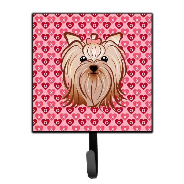 Carolines Treasures Yorkie Yorkishire Terrier Hearts Leash or Key Holder - BB5274SH4