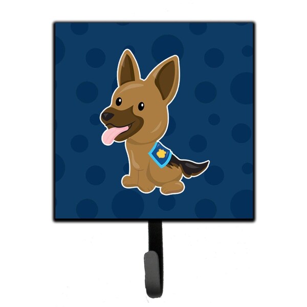 Carolines Treasures Police German Shepherd Leash or Key Holder - BB7010SH4