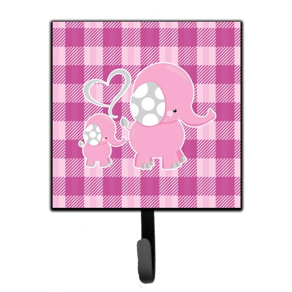 Carolines Treasures Elephant & Baby Leash or Key Holder - BB6953SH4