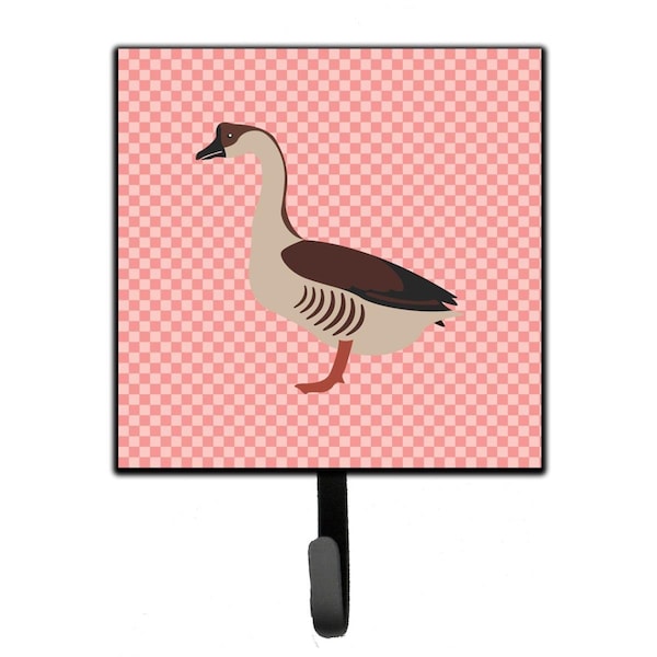 Carolines Treasures Chinese Goose Pink Check Leash or Key Holder - BB7896SH4