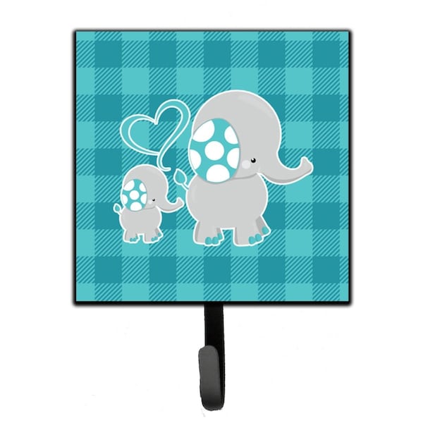 Carolines Treasures Mommy & Baby Elephant Leash or Key Holder - BB6834SH4