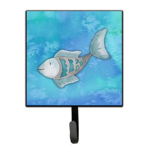 Jensendistributionservices Blue Fish Watercolor Leash or Key Holder - MI1716604