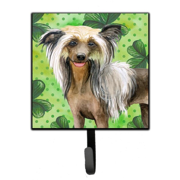 Carolines Treasures Chinese Crested St.Patricks Leash or Key Holder - BB9833SH4