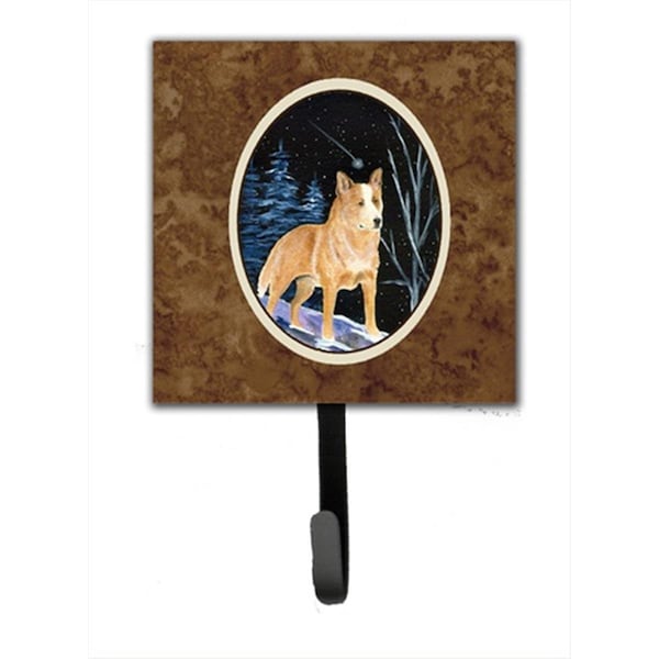 Jensendistributionservices Starry Night Australian Cattle Dog Leash Holder Or Key Hook - MI1656054