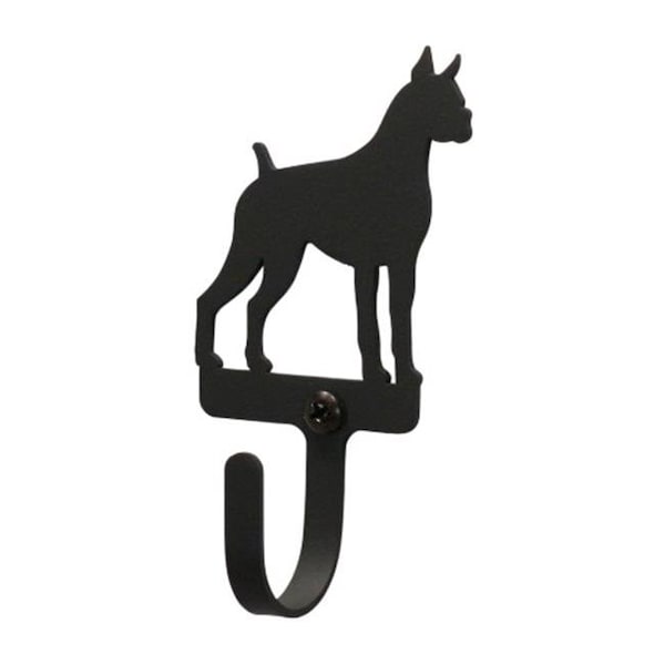 Village Wrought Iron Village Wrought Iron WH-244-S Small Wall Hook - Boxer - Black - WH-244-S
