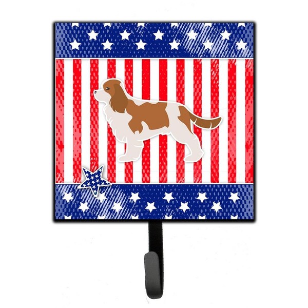 Carolines Treasures USA Patriotic Cavalier King Charles Spaniel Leash or Key Holder - BB3349SH4