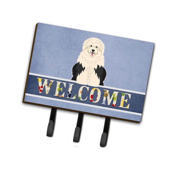 Carolines Treasures Old English Sheepdog Welcome Leash or Key Holder - BB5677TH68