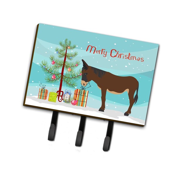 Carolines Treasures Zamorano-Leones Donkey Christmas Leash or Key Holder - BB9220TH68
