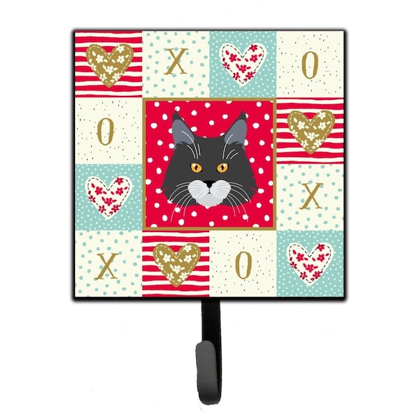 Jensendistributionservices 4.25 x 1 x 7 in. Maine Coon Cat Love Leash or Key Holder - MI1714726