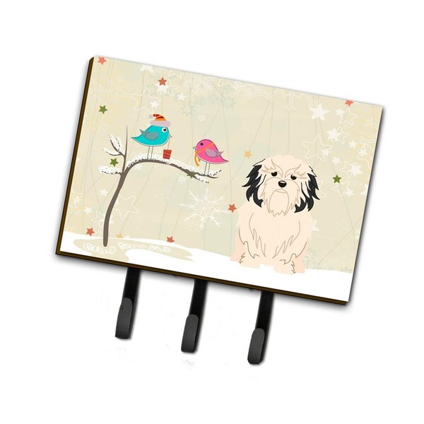 Jensendistributionservices Christmas Presents Between Friends Lowchen Leash or Key Holder - MI1708381