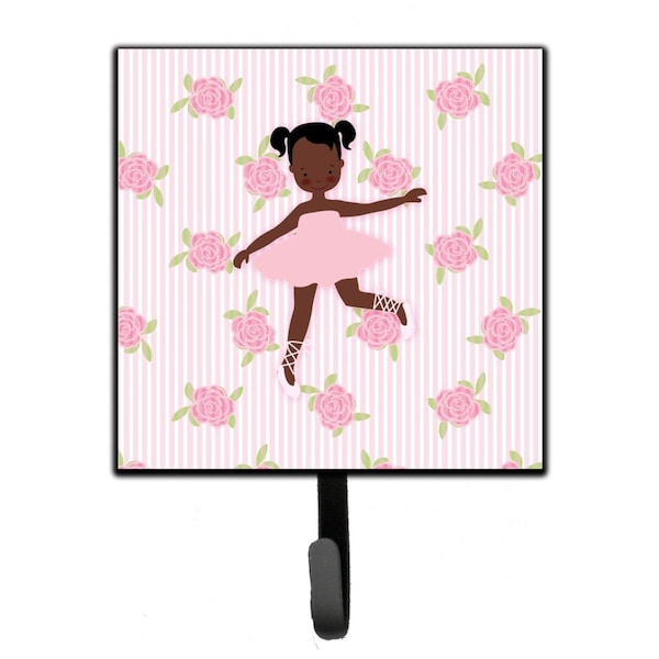 Carolines Treasures Ballerina African American Ponytails Leash or Key Holder - BB5192SH4
