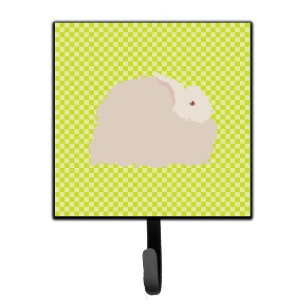 Carolines Treasures Fluffy Angora Rabbit Green Leash or Key Holder - BB7785SH4