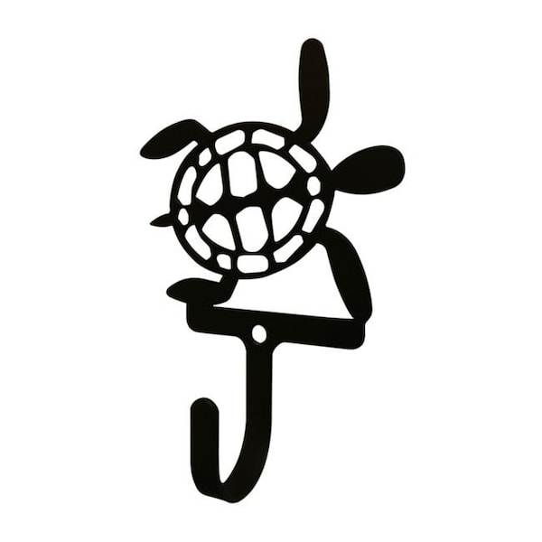 Village Wrought Iron Village Wrought Iron WH-285-S Turtle Wall Hook; Small - WH-285-S